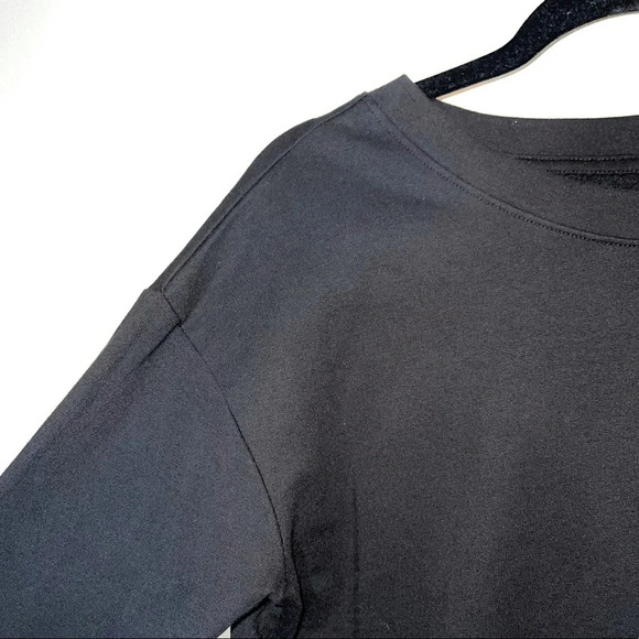 VS Victoria Sport Black Fleece Lined Crewneck Pullover Sweatshirt Xsmall Women’s - Picture 3 of 12